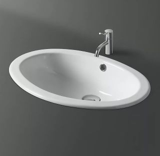 Раковина SIMAS Top E Lavabi D'Arredo S50P bi белая 54.5 см